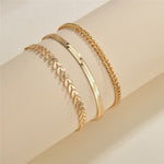 3Pcs Set Vintage Boho Anklets For Women 
