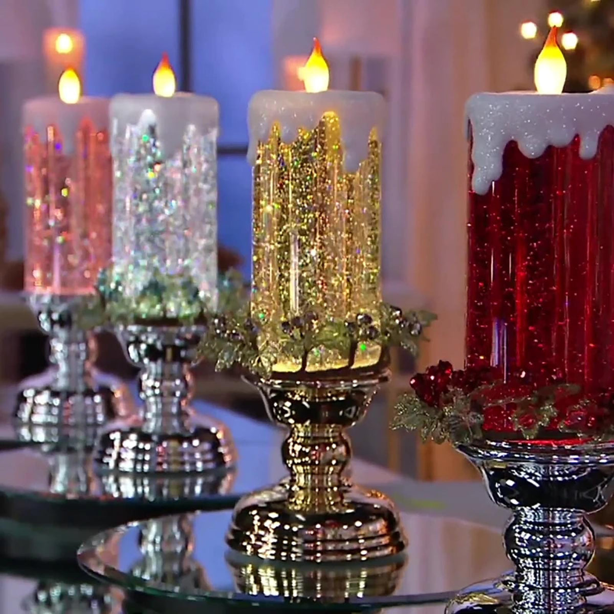 Rotating Candles Light