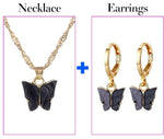 Fashion Crystal Jewelry Set Zircon Necklace Earrings Set