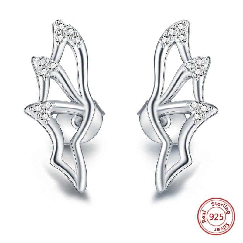 925 Sterling Silver Wing of Angel Necklace