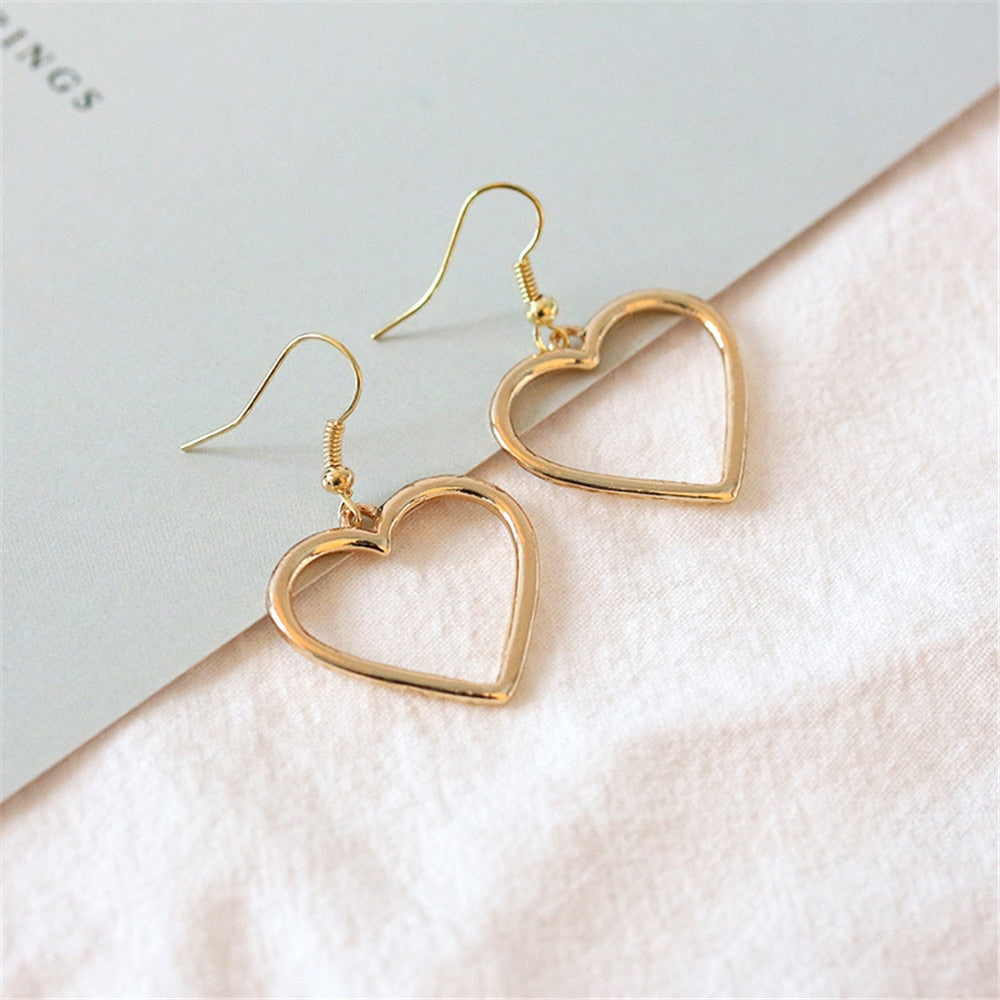 Luxury Gold Color Colorful Crystal Bow Stud Earrings