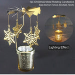 Metal Rotating Candle Holder