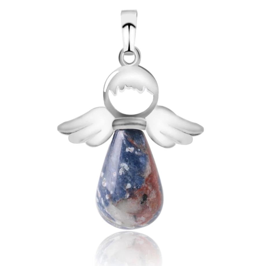 Natural Stones Angels Pendant for Necklace