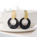 Circle Drop Earrings