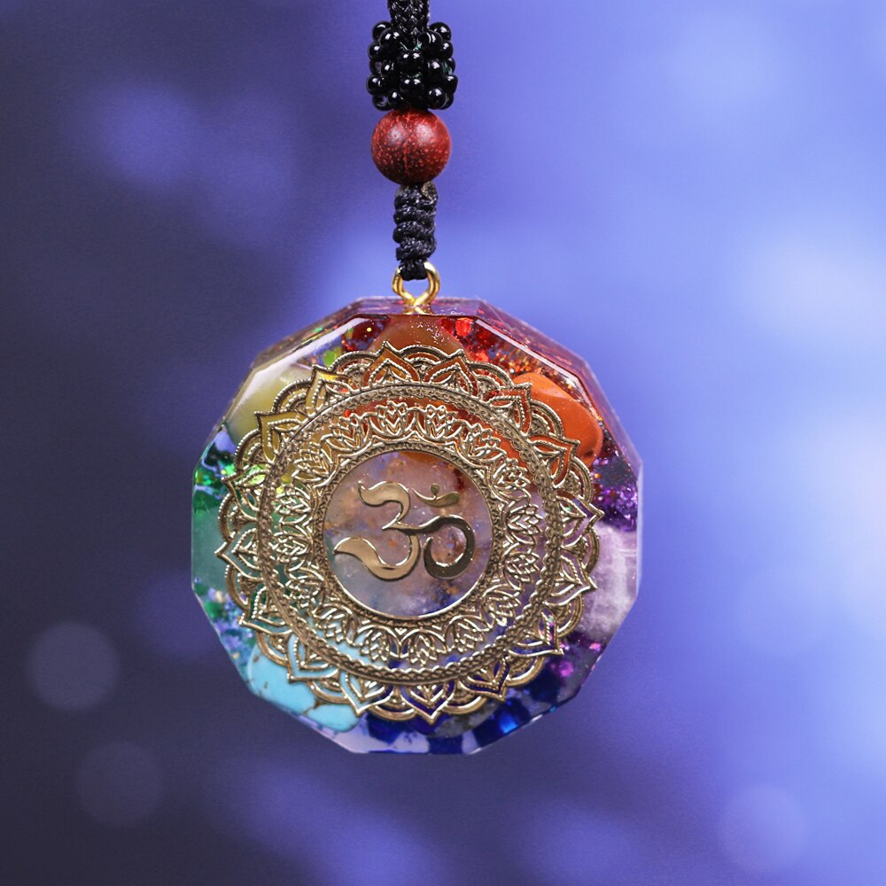 Orgonite Pendant Sri Yantra Necklace