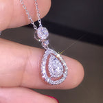 Solid 925 Silver Color Necklace