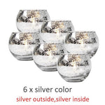 Mercury Glass Candle Holders Votive Tealight Candlestick