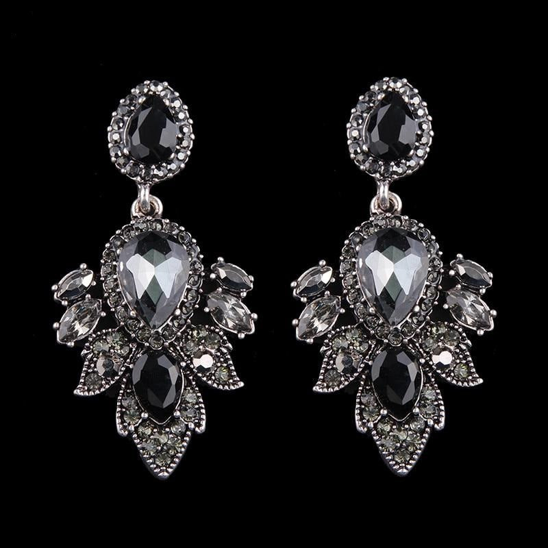Wedding Bridal Statement Crystal Earrings