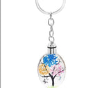 Silver Color Tree Keyring