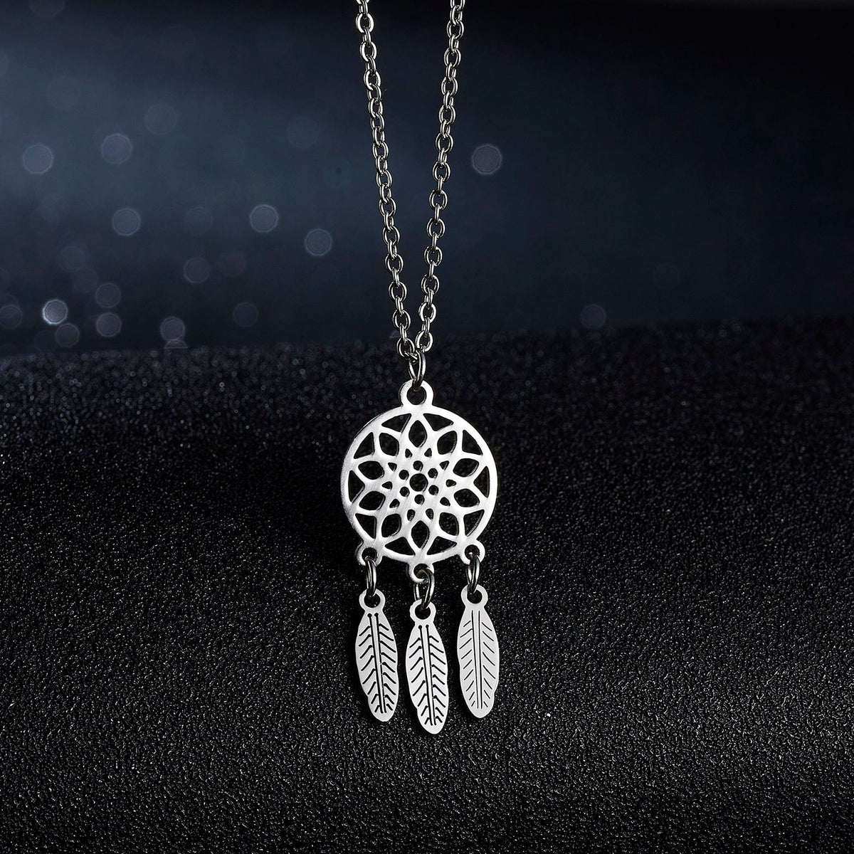Yoga Lotus Pendant Necklaces
