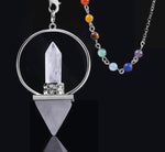 Reiki Healing 7 Chakra Dowsing Natural Stone 