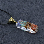 Natural Chakra Orgone Energy Pendant Necklace
