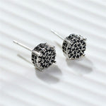 Luxury Full Crystal Round Earrings