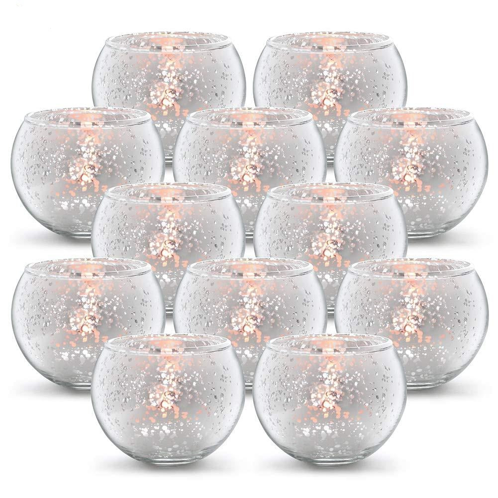 Mercury Glass Candle Holders Votive Tealight Candlestick