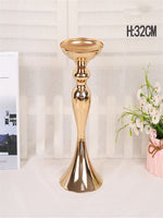 Metal Candle Holders Flowers Vase Candlestick