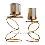 Nordic Creative Retro Gold Candlestick