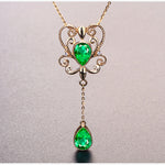 Gemstones pendant necklace