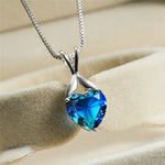 Rainbow Gradient Zircon Necklaces