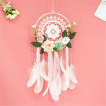 Indian Style Pink Unicorn Dreamcatcher Wind Chimes