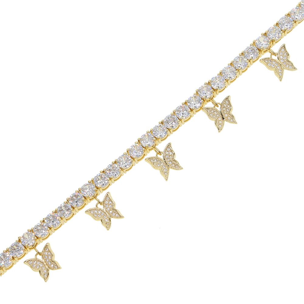 Butterfly Charm Anklet