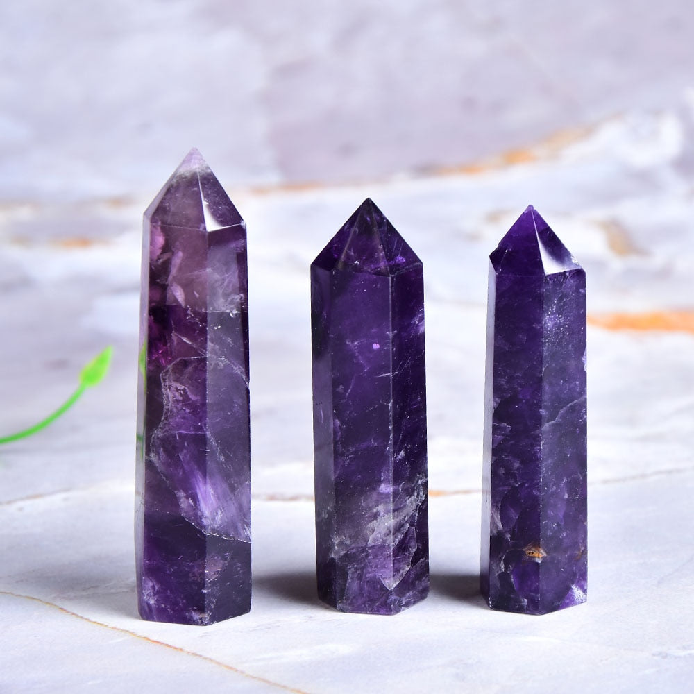 Crystal Healing Energy Stone Natural Quartz Home Decor Reiki Polished Crafts