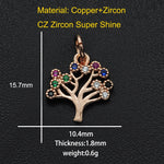 CZ Charms Cactus Necklace Pendant