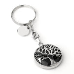 Luxury Crystal Stone Tree of Life Keychain
