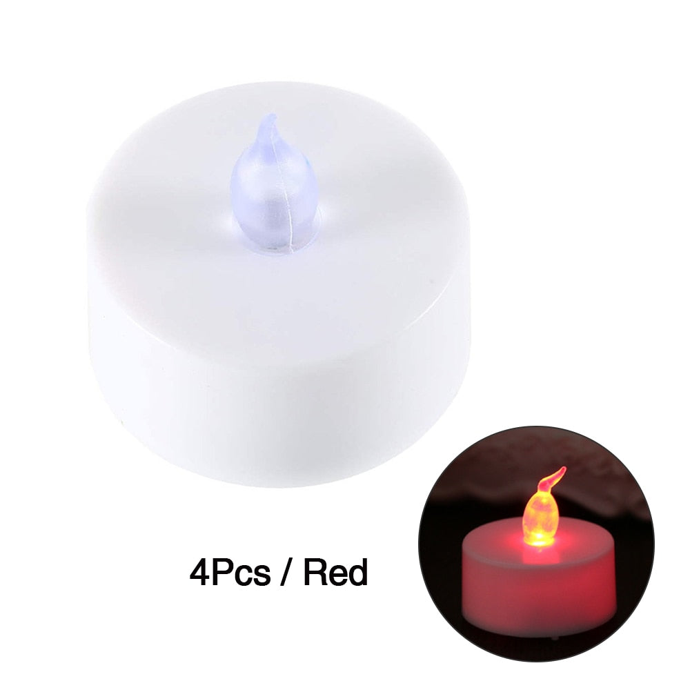 Christmas Snowman LED Light Candle