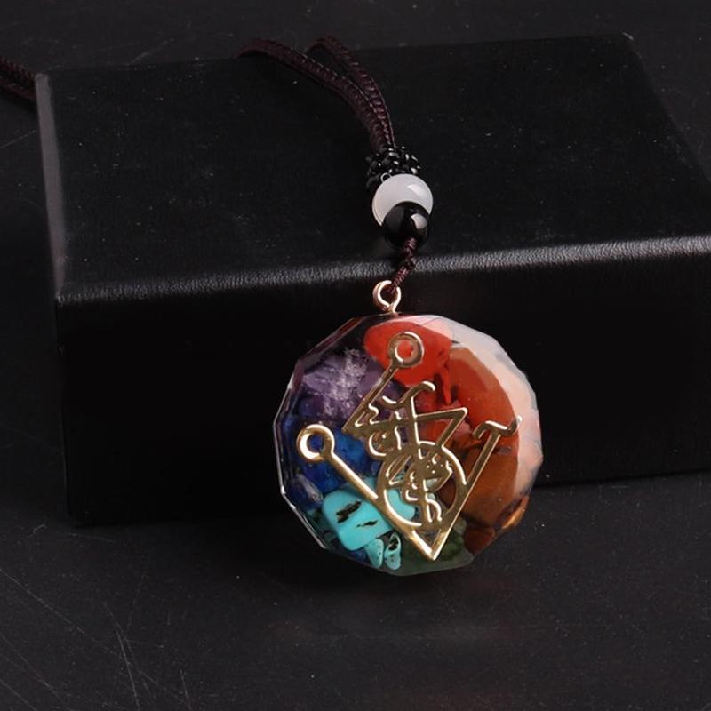 Seven Veins Energy Pendant Necklace