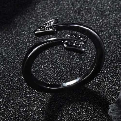 Double Head Snake Adjustable Rings