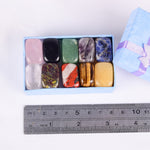Natural Tumbled Stone 15-20mm Mix Rock And Quartz Rose Bead Chakra Healing Crystal