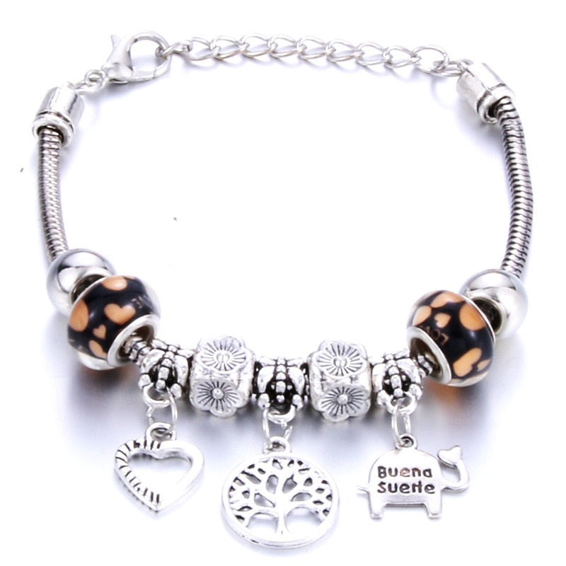Tree of Life Elephant shape Bracelet