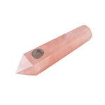 1pcs Natural Stone Quartz Crystal Labradorite Stone Smoking Pipe