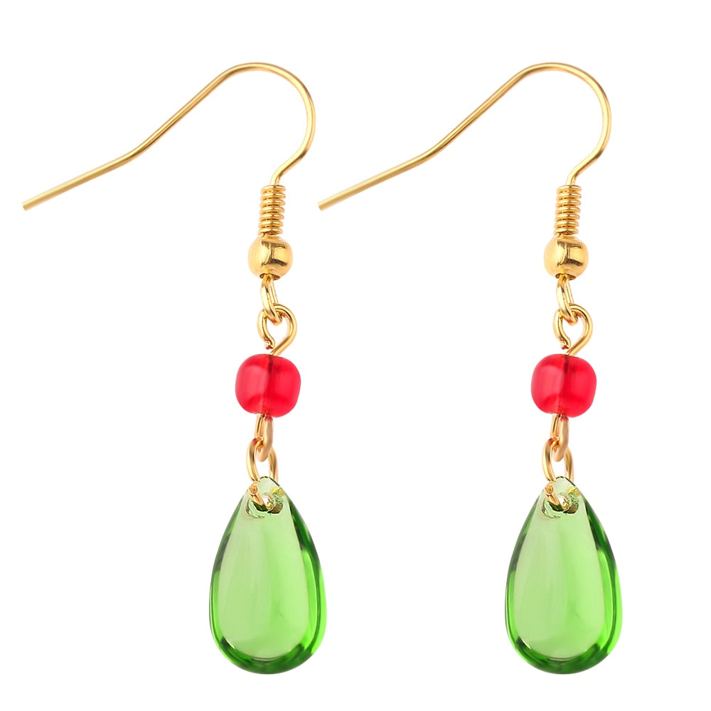 Crystal Stone Drop pendant Earrings