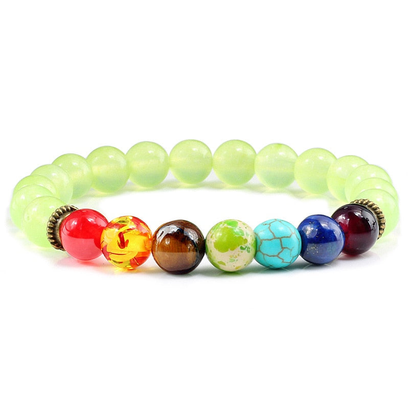 Beads Reiki Buddha Prayer Natural Stone Yoga Bracelet For Women