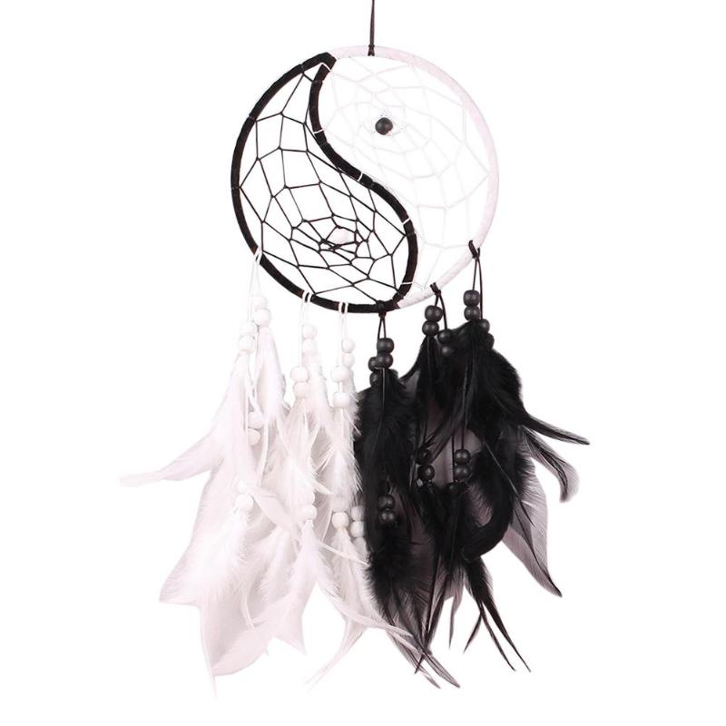 Handmade Dream Catchers Hanging White Lace Flower Home Decoration