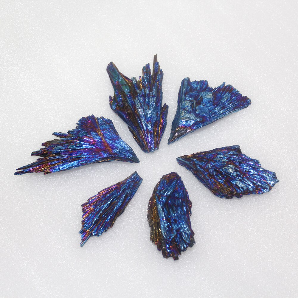 Natural Quartz Crystal Jet stone Rainbow Titanium Cluster  Mineral Specimen Healing