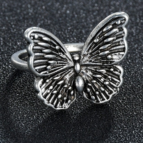 Double Head Snake Adjustable Rings