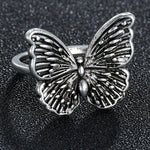 Double Head Snake Adjustable Rings