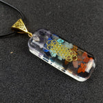 Natural Chakra Orgone Energy Pendant Necklace
