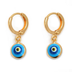 Turkish Evil Eye Drop Earrings