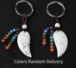 7 Chakras Natural Healing Crystal Keychain