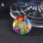 Orgonite Pendant Sri Yantra Necklace