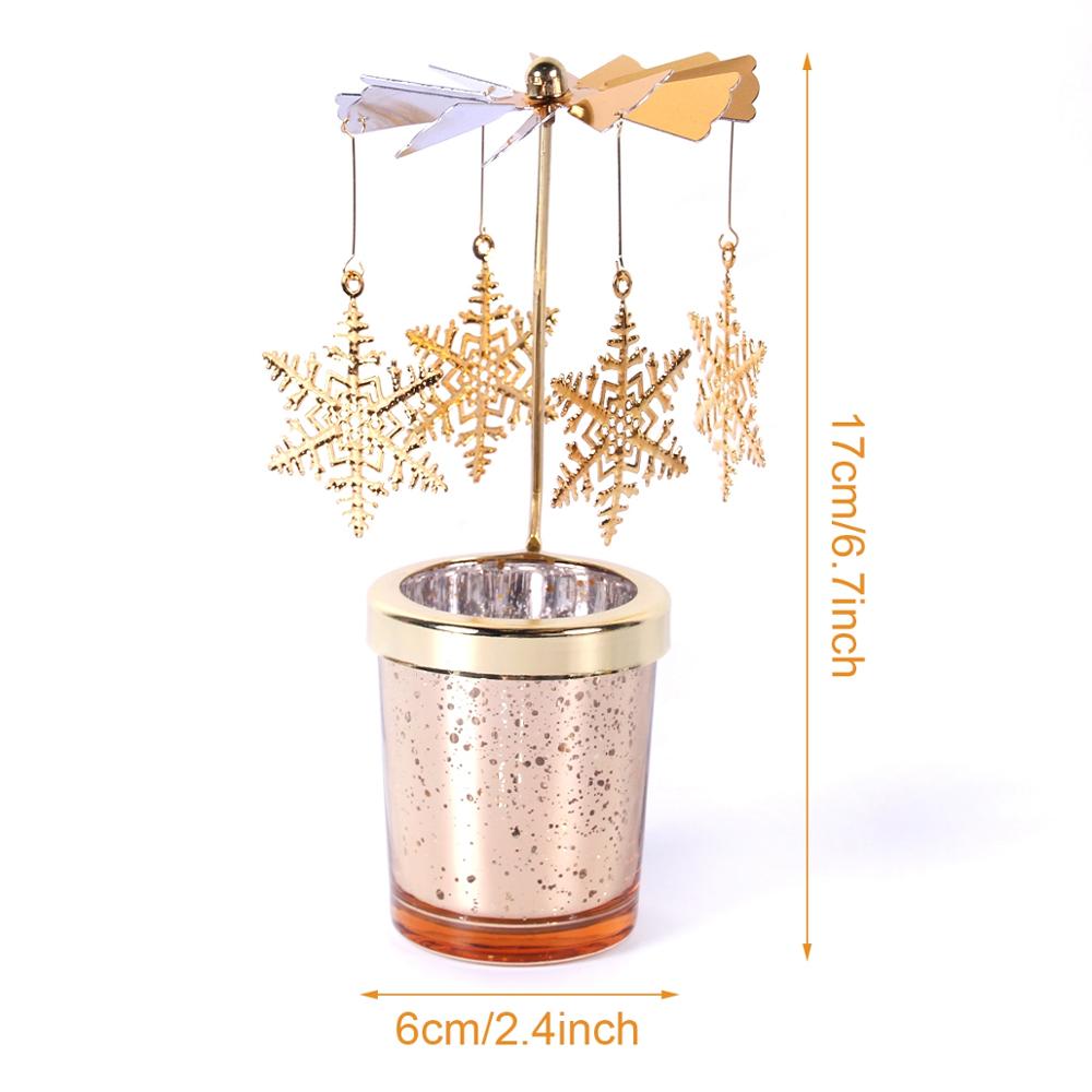 Metal Rotating Candle Holder