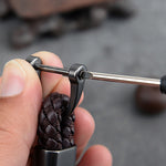 hand-woven leather Car Key Ring
