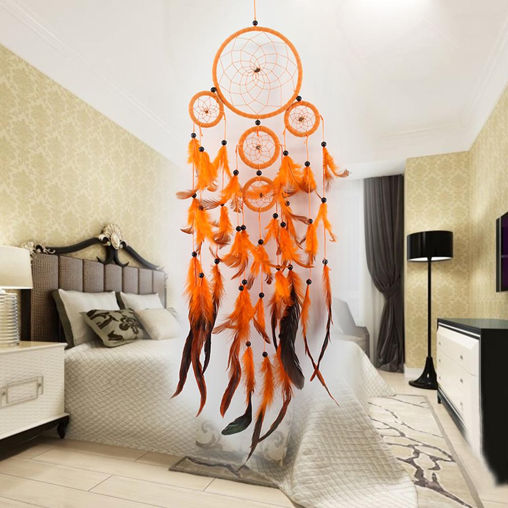 Dream Catchers Feathers Wall Hanging Nordic Room Car Home Decor hunter substance dreamcatcher99