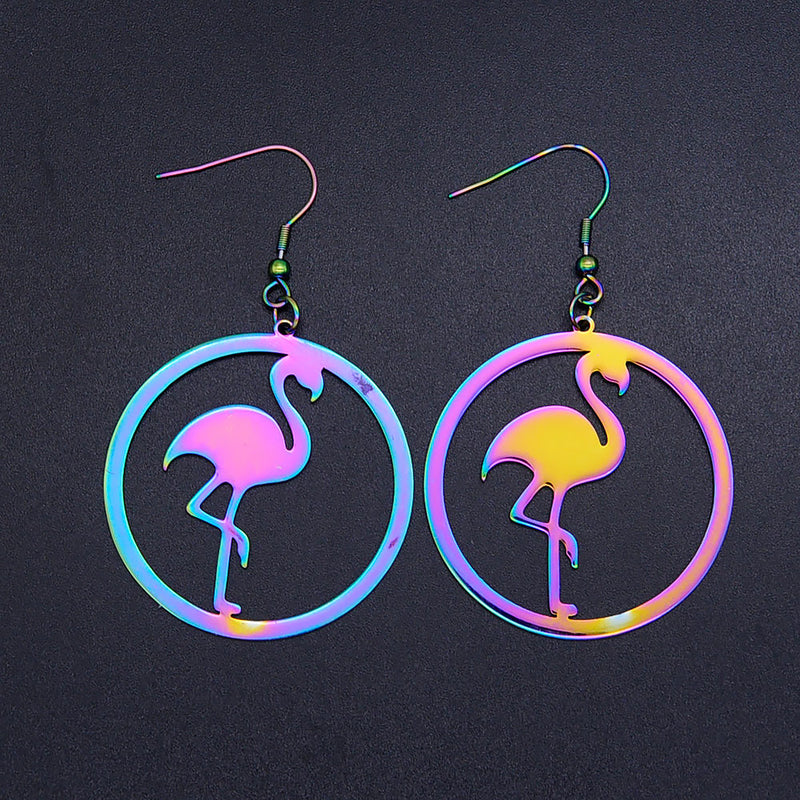 Rainbow Tree of Life Fashion Drop Earring