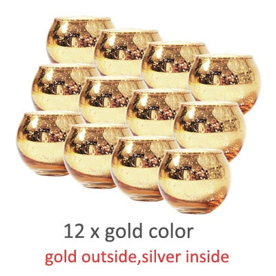 Mercury Glass Candle Holders Votive Tealight Candlestick