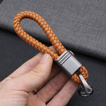 hand-woven leather Car Key Ring