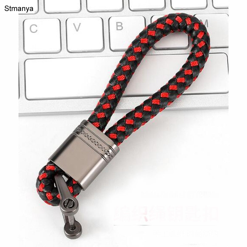 hand-woven leather Car Key Ring